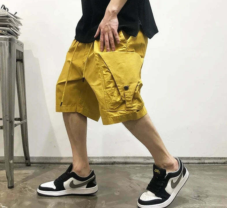 Y2K Aesthetic Cargo Skirt: Coquette Style Grunge Fashion with Relaxed Drawstring