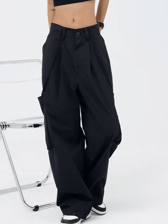 Y2K Aesthetic Cargo Skirt: Coquette Style Grunge Fashion with Street Pocket Patch, Loose Fit