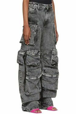 Y2K Aesthetic Cargo Skirt: Coquette Style Grunge Outfit with Cute Tops and Pastel Goth Vibes