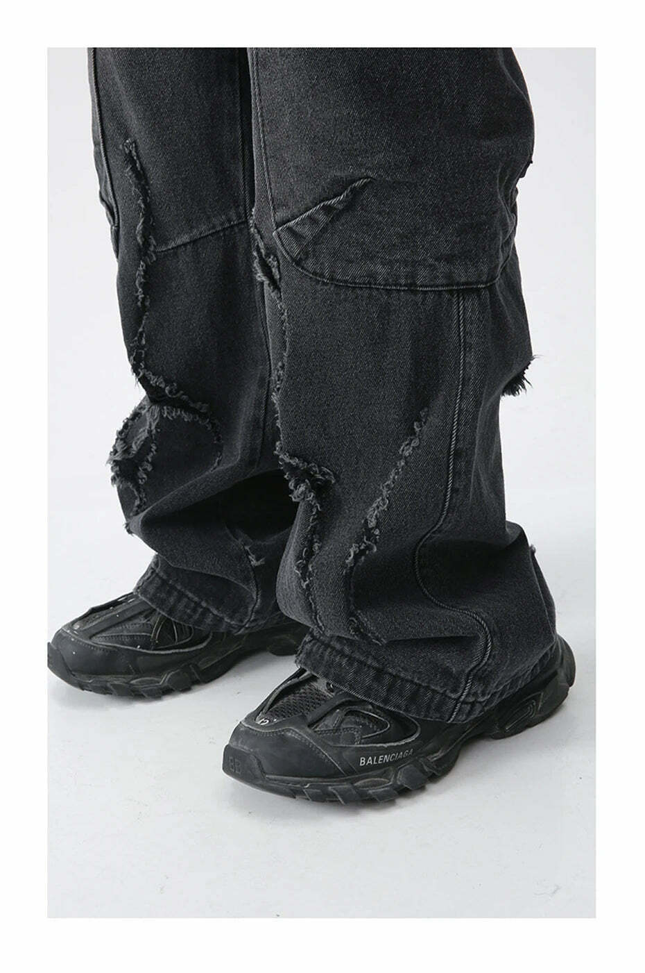 Y2K Aesthetic Cargo Skirt: Coquette Style Grunge Outfit with Loose Fit Cargo Jeans