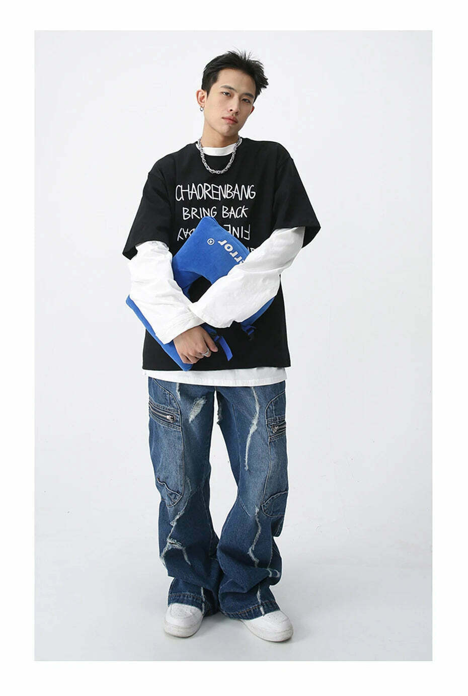 Y2K Aesthetic Cargo Skirt: Coquette Style Grunge Outfit with Loose Fit Cargo Jeans