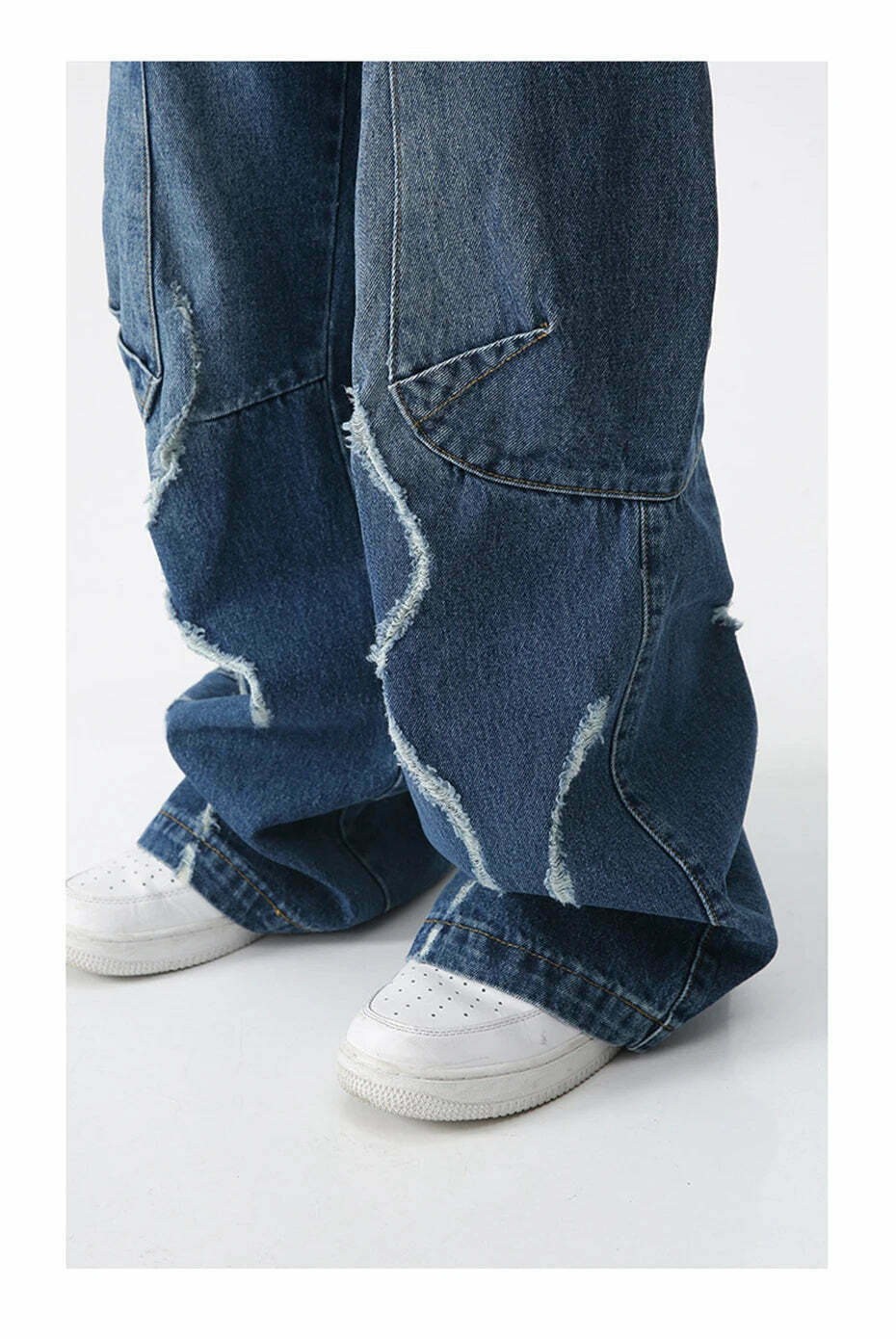 Y2K Aesthetic Cargo Skirt: Coquette Style Grunge Outfit with Loose Fit Cargo Jeans