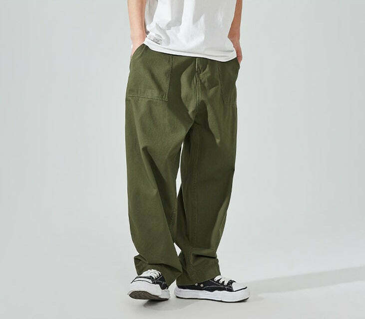 Y2K Aesthetic Cargo Skirt: Coquette Style Grunge Outfit with Loose Fit Skater Pants