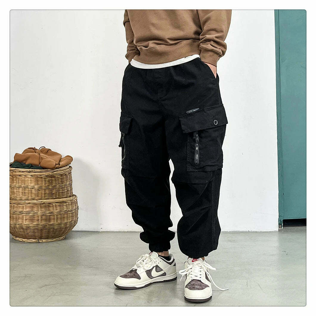 Y2K Aesthetic Cargo Skirt: Coquette Style Grunge Outfit with Pastel Goth Vibes