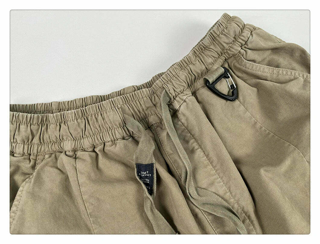 Y2K Aesthetic Cargo Skirt: Coquette Style Grunge Outfit with Pastel Goth Vibes