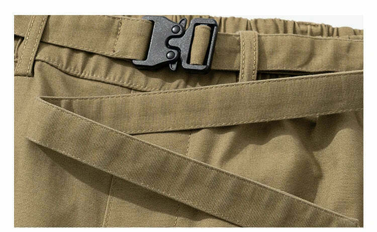Y2K Aesthetic Cargo Skirt: Coquette Style Utility Joggers for Women