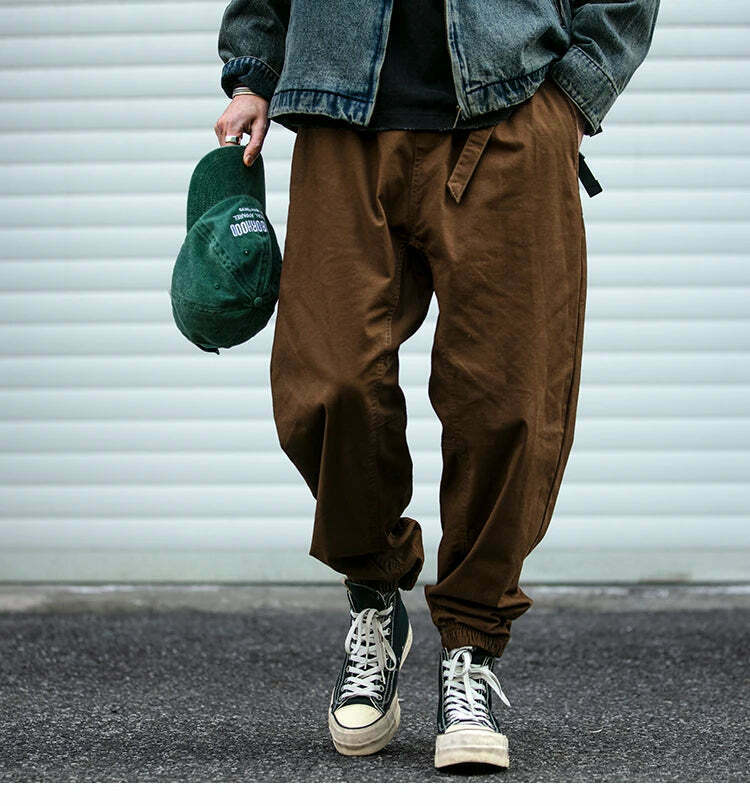 Y2K Aesthetic Cargo Skirt: Coquette Style Utility Joggers for Women
