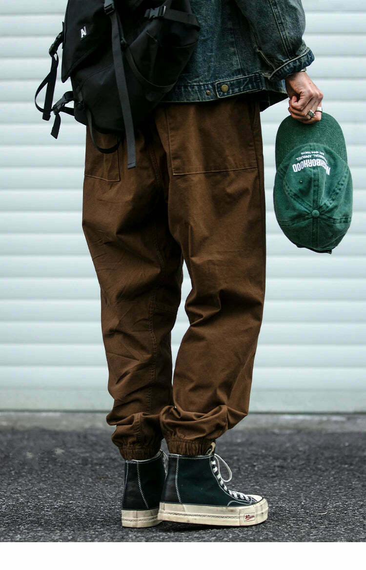 Y2K Aesthetic Cargo Skirt: Coquette Style Utility Joggers for Women