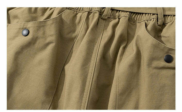 Y2K Aesthetic Cargo Skirt: Coquette Style Utility Joggers for Women