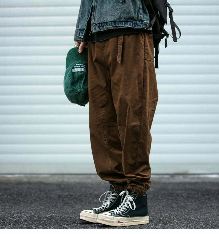 Y2K Aesthetic Cargo Skirt: Coquette Style Utility Joggers for Women