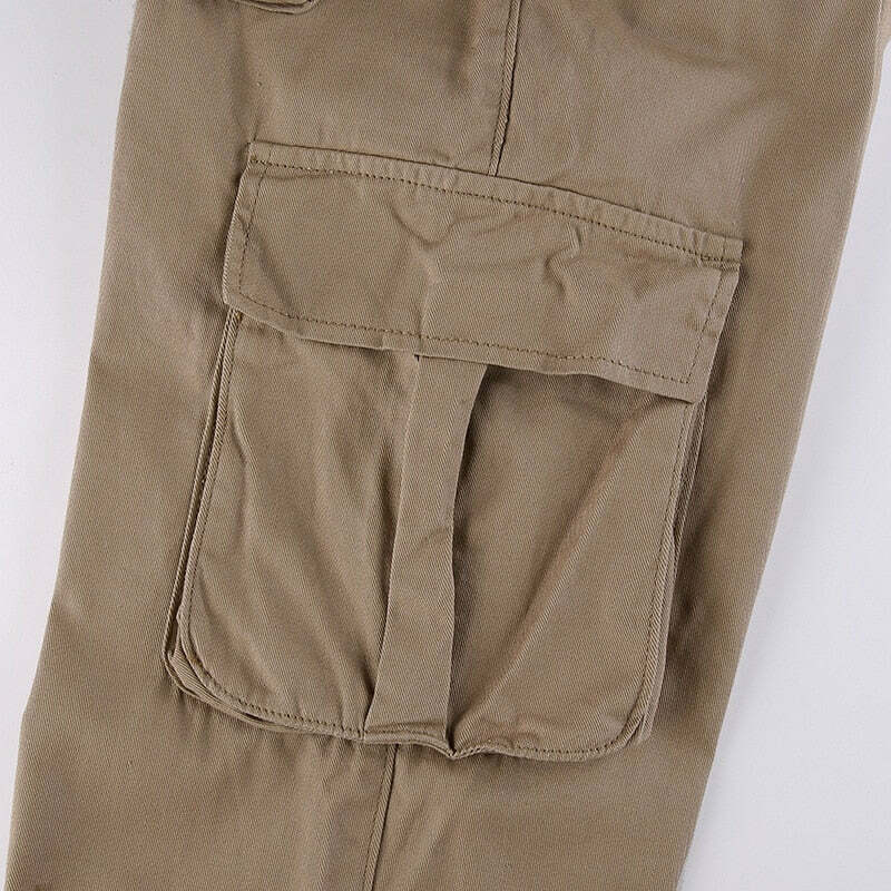 Y2K Aesthetic Cargo Skirt: Coquette Style with Pockets for Women's Fashion