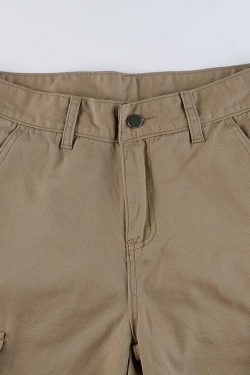 Y2K Aesthetic Cargo Skirt: Coquette Style with Pockets for Women's Fashion