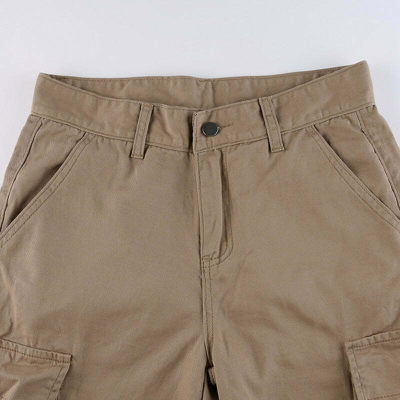 Y2K Aesthetic Cargo Skirt: Coquette Style with Pockets for Women's Fashion