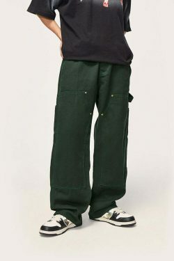 Y2K Aesthetic Cargo Skirt in Coquette Style with Pastel Goth Vibes and Grunge Fashion Influence