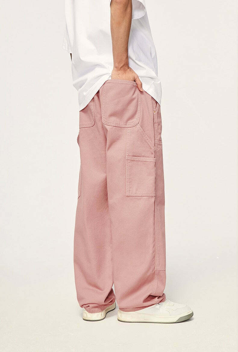 Y2K Aesthetic Cargo Skirt in Coquette Style with Pastel Goth Vibes and Grunge Fashion Influence