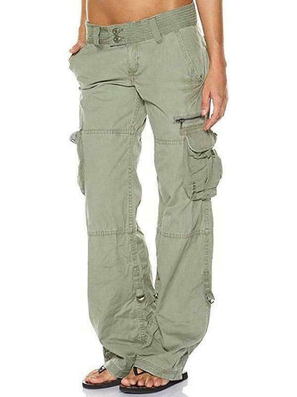 Y2K Aesthetic Cargo Skirt: Low Waist Baggy Parachute Cargo Pants
