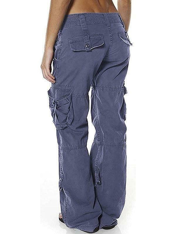 Y2K Aesthetic Cargo Skirt: Low Waist Baggy Parachute Cargo Pants