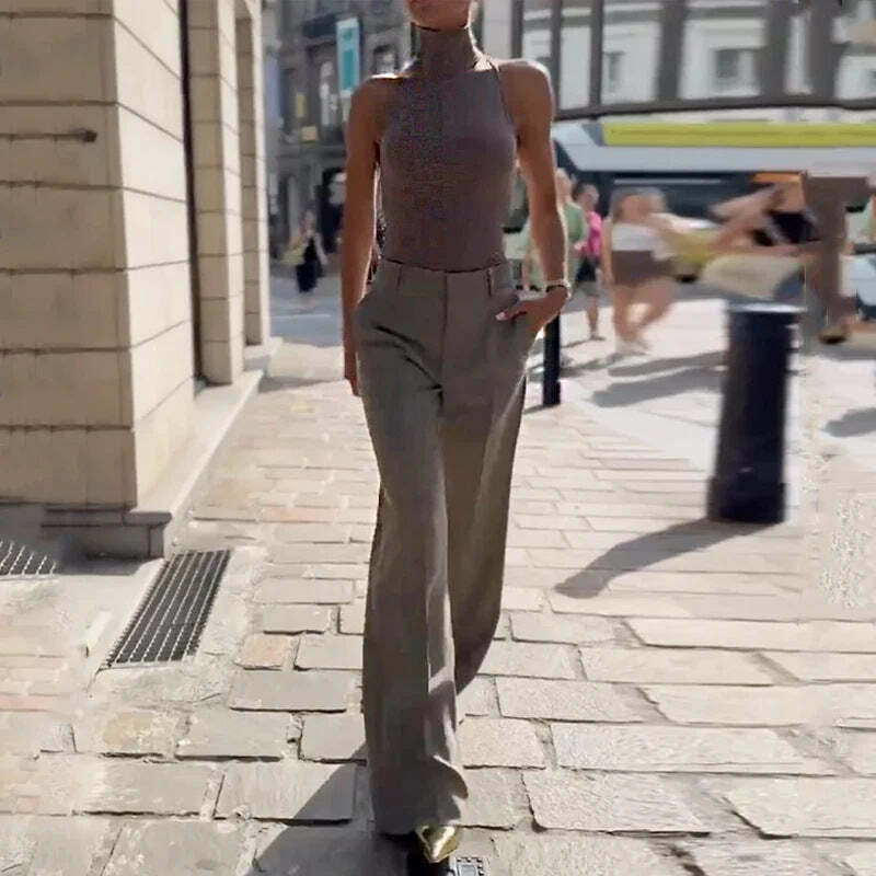 Y2K Aesthetic Cargo Skirt Set with Coquette Style Sleeveless Vest - Grunge Fashion Women's Suit