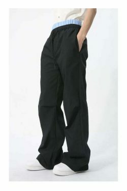 Y2K Aesthetic Cargo Skirt with Boxer Waistband and Pleated Knee Shell