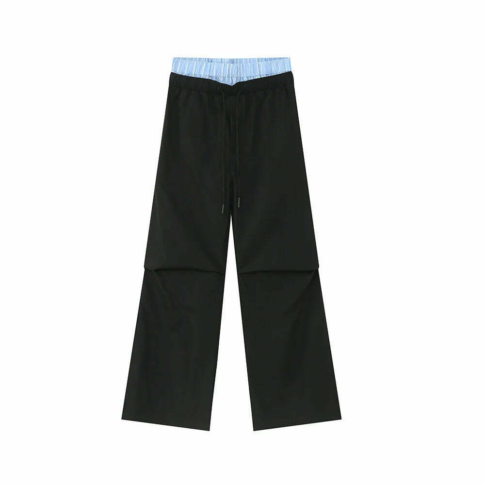 Y2K Aesthetic Cargo Skirt with Boxer Waistband and Pleated Knee Shell