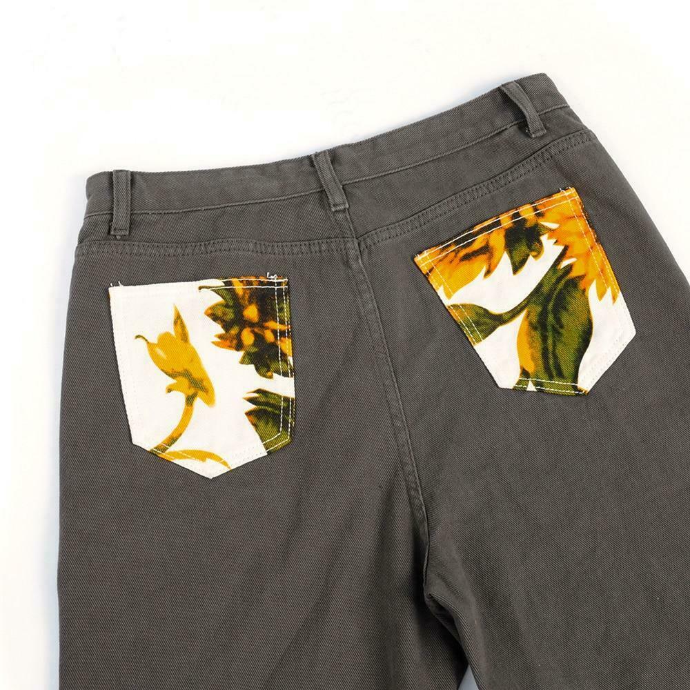 Y2K Aesthetic Cargo Skirt with Casual Floral Print for Women - Coquette Style Grunge Fashion