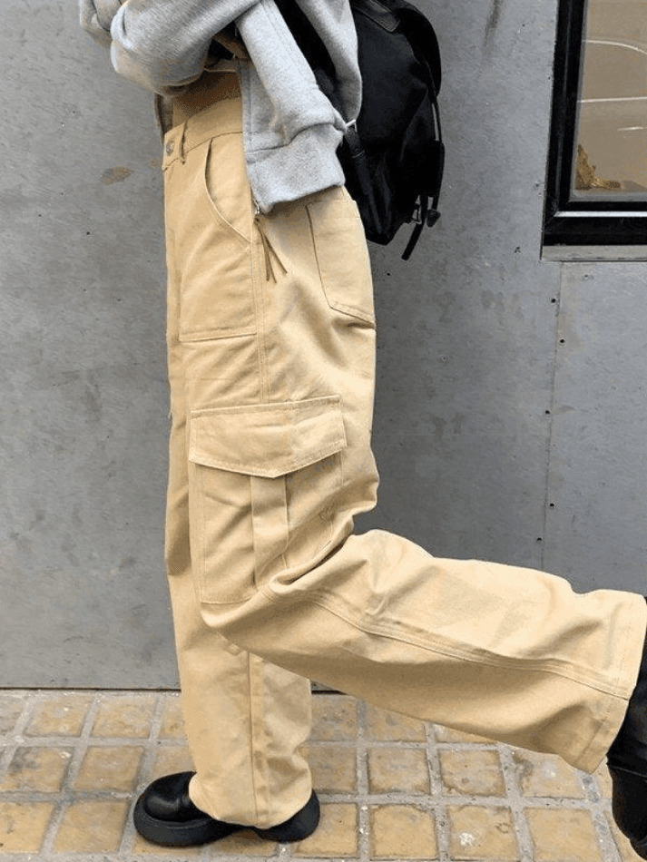 Y2K Aesthetic Cargo Skirt with Pocket Design for Women - Coquette Fashion Statement
