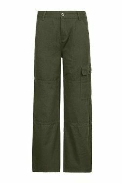 Y2K Aesthetic Cargo Skirt with Pocket Patches - Coquette Grunge Style for Women