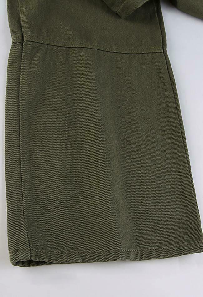Y2K Aesthetic Cargo Skirt with Pocket Patches - Coquette Grunge Style for Women