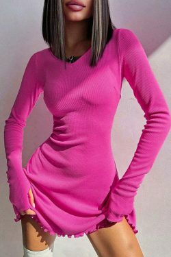 Y2K Aesthetic Casual Dress: Coquette Style Grunge Outfit with Cargo Skirt and Pastel Goth Vibes