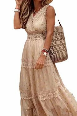 Y2K Aesthetic Chiffon Spliced Midi Dress for Women - Coquette Style Summer Outfit