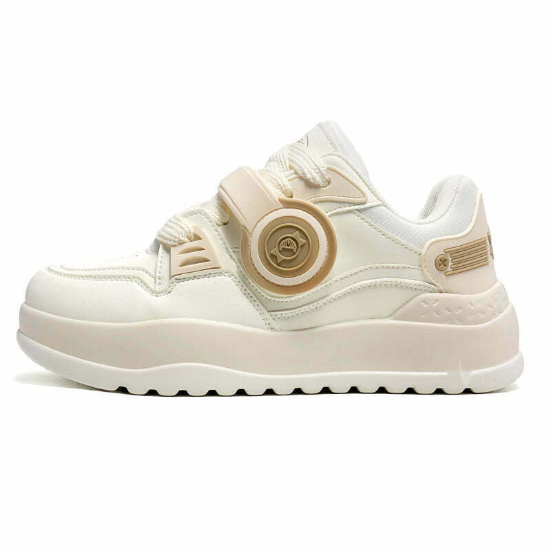 Y2K Aesthetic Chunky 'Headphones' Sneakers - Retro Coquette Style Women's Fashion