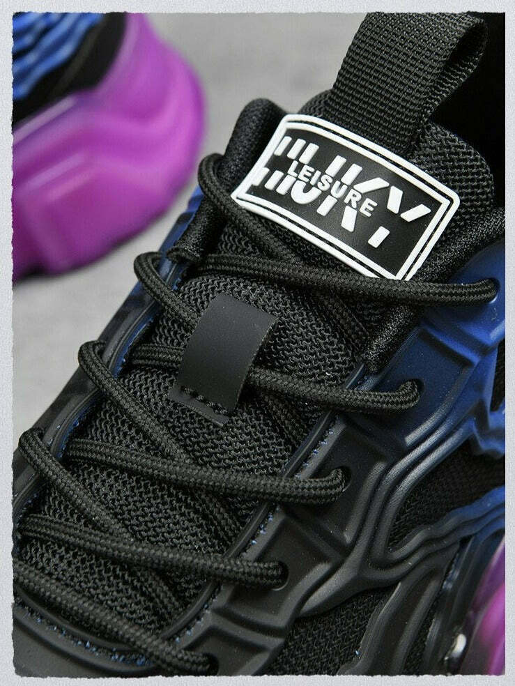 Y2K Aesthetic Chunky Sneakers: Coquette & Grunge Style Women's Fashion