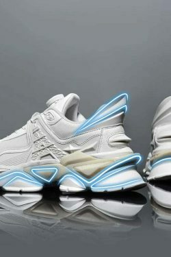 Y2K Aesthetic Chunky Sole Sneakers - Coquette, Grunge, Pastel Goth