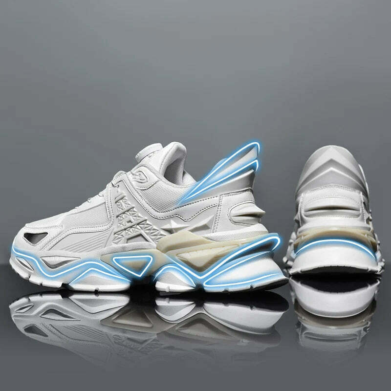Y2K Aesthetic Chunky Sole Sneakers - Coquette, Grunge, Pastel Goth