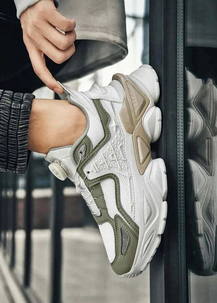 Y2K Aesthetic Chunky Sole Sneakers - Coquette, Grunge, Pastel Goth