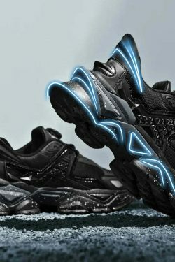 Y2K Aesthetic Chunky Sole Sneakers - Coquette, Grunge, Pastel Goth