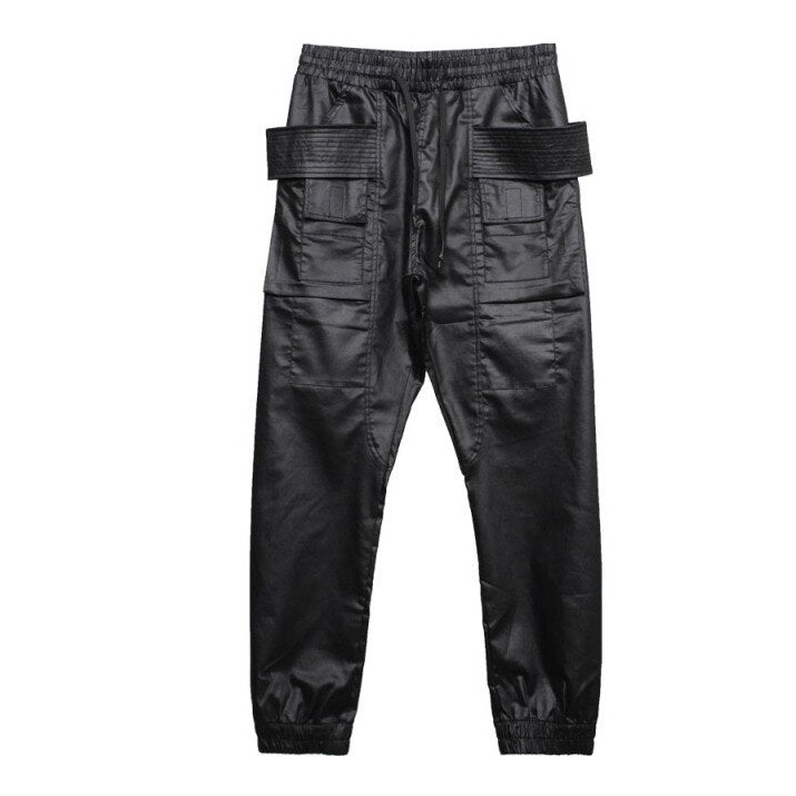 Y2K Aesthetic Coated Cargo Skirt for Women - Grunge Style Fashion with a Coquette Twist