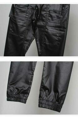Y2K Aesthetic Coated Cargo Skirt for Women - Grunge Style Fashion with a Coquette Twist
