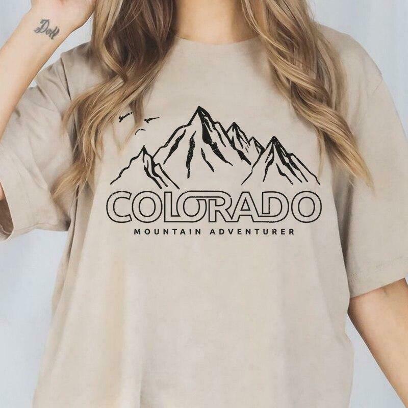 Y2K Aesthetic Colorado Mountain Unisex T-Shirt - Coquette & Grunge Style Fashion