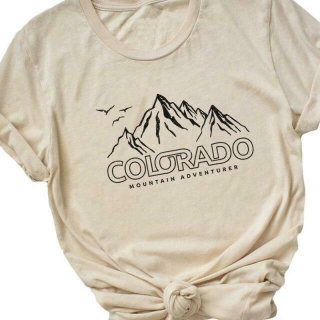 Y2K Aesthetic Colorado Mountain Unisex T-Shirt - Coquette & Grunge Style Fashion