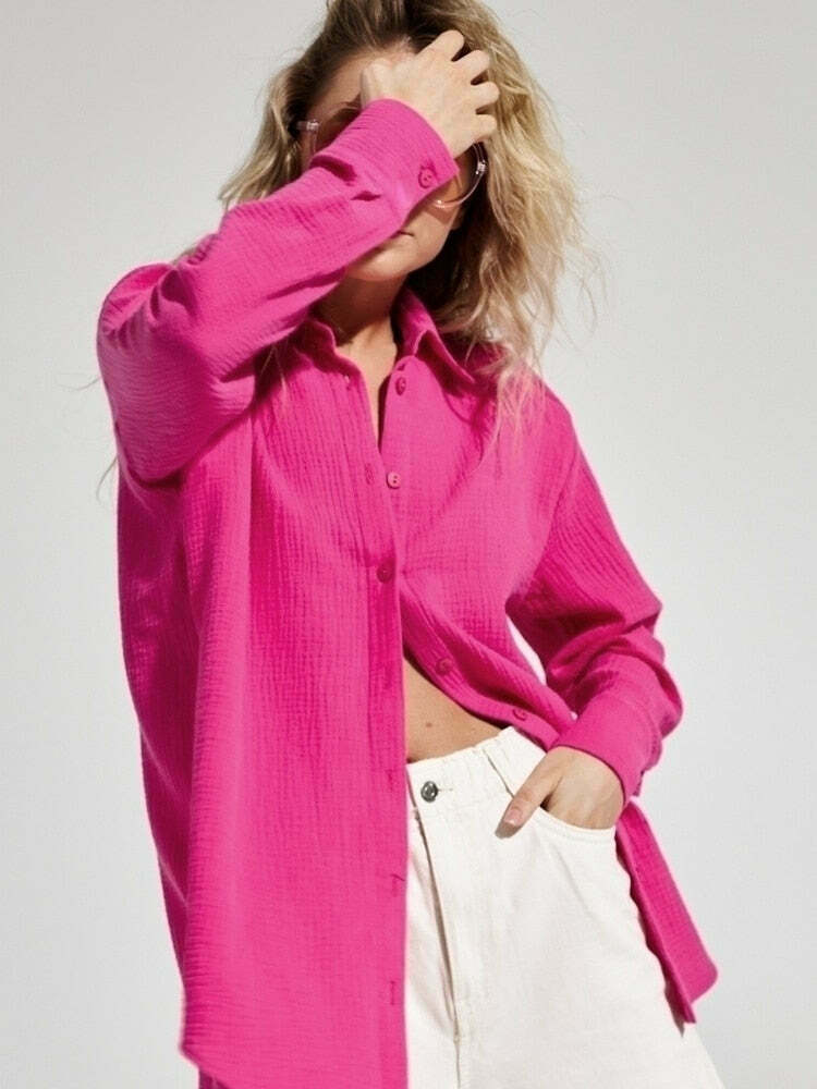 Y2K Aesthetic Coquette Loose Shirt - Grunge Style Cargo Skirt & Pastel Goth Fashion