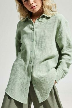 Y2K Aesthetic Coquette Loose Shirt - Grunge Style Cargo Skirt & Pastel Goth Fashion