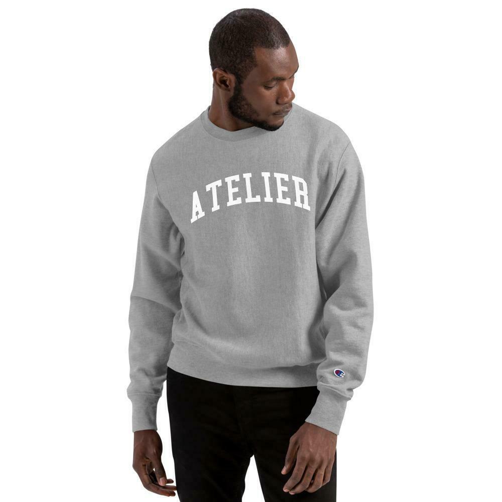 Y2K Aesthetic Coquette Style 'Atelier' Sweatshirt by AFFICIAL x CHAMPION