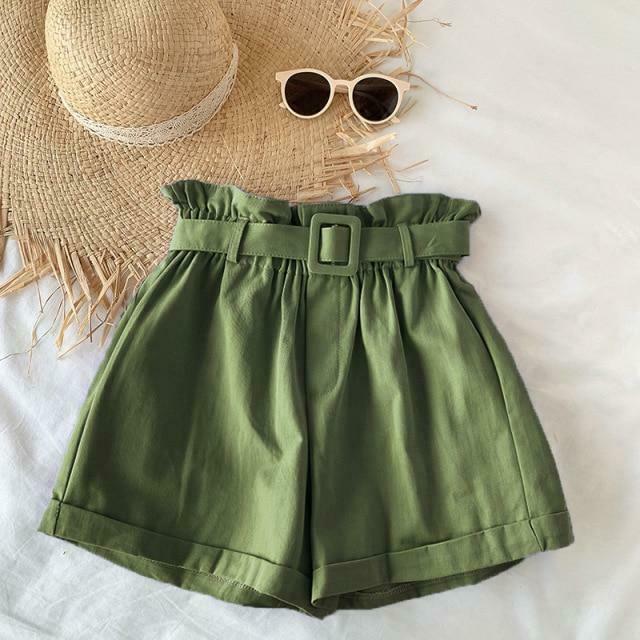 Y2K Aesthetic Coquette Style Cargo Skirt - Grunge Fashion Women's Elegant Cotton Shorts