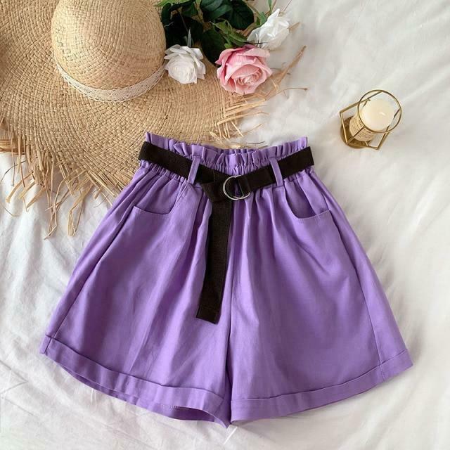 Y2K Aesthetic Coquette Style Cargo Skirt - Grunge Fashion Women's Elegant Cotton Shorts