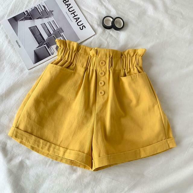 Y2K Aesthetic Coquette Style Cargo Skirt - Grunge Fashion Women's Elegant Cotton Shorts