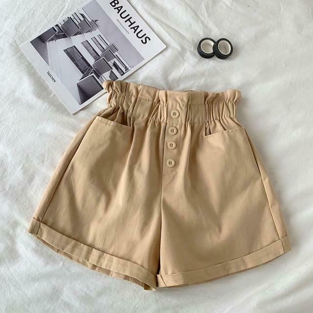 Y2K Aesthetic Coquette Style Cargo Skirt - Grunge Fashion Women's Elegant Cotton Shorts