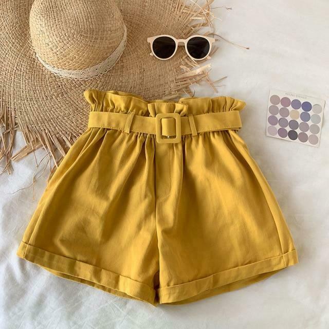 Y2K Aesthetic Coquette Style Cargo Skirt - Grunge Fashion Women's Elegant Cotton Shorts
