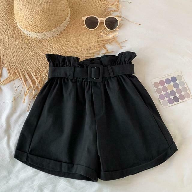 Y2K Aesthetic Coquette Style Cargo Skirt - Grunge Fashion Women's Elegant Cotton Shorts