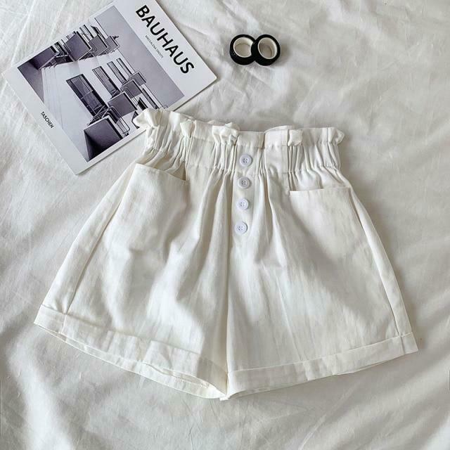 Y2K Aesthetic Coquette Style Cargo Skirt - Grunge Fashion Women's Elegant Cotton Shorts